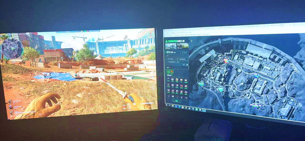 三角洲行动天眼网页分屏雷达效果图