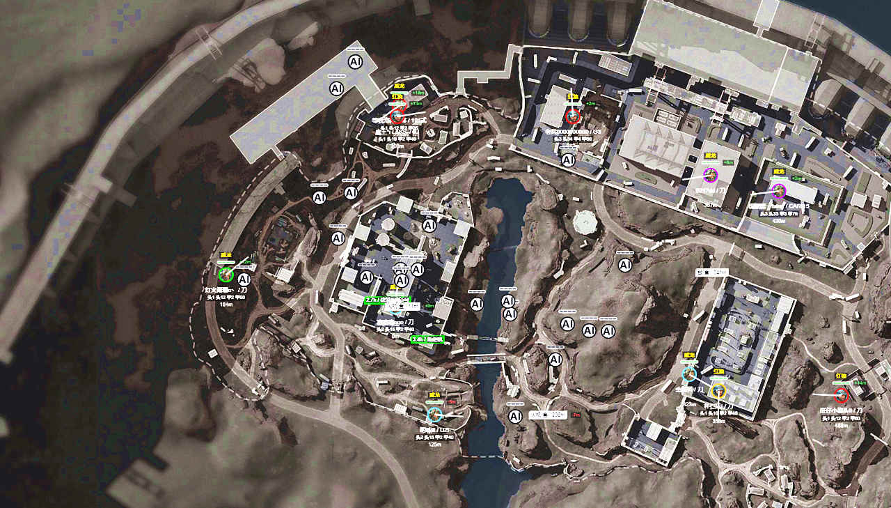 三角洲行动天眼网页分屏雷达效果图